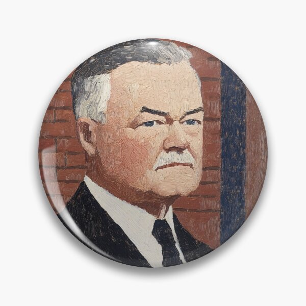 Item preview, Herbert Hoover | Post-impressionist painting style designed and sold by ComicsFactory.