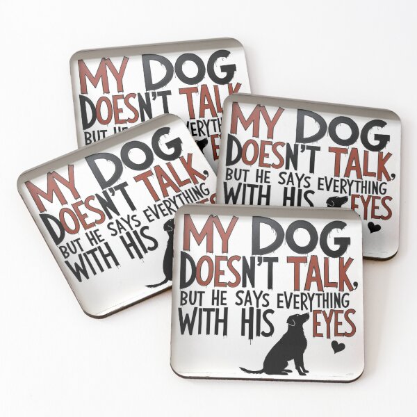 Item preview, The Language of Her Gaze – Urban Dog Love designed and sold by All Creative Designer.