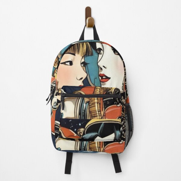 Item preview, Robot Love Retro Mid-century Imitation Japanese Erotic Art | #210 designed and sold by NickWhittleArt.