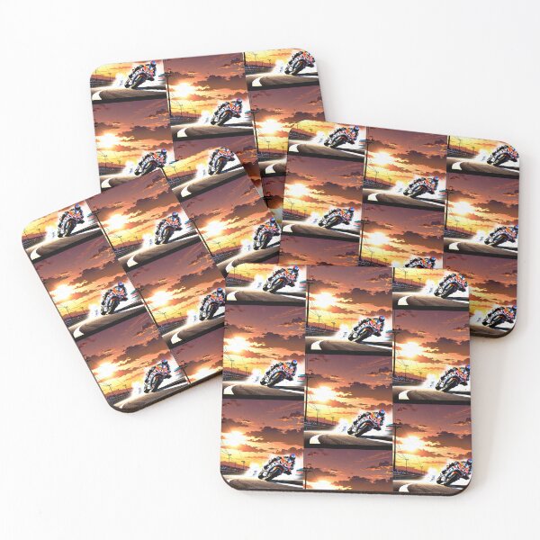 Item preview, Motorcycle Racing Desert Raceway During The California Sunset designed and sold by Moto Graphix.