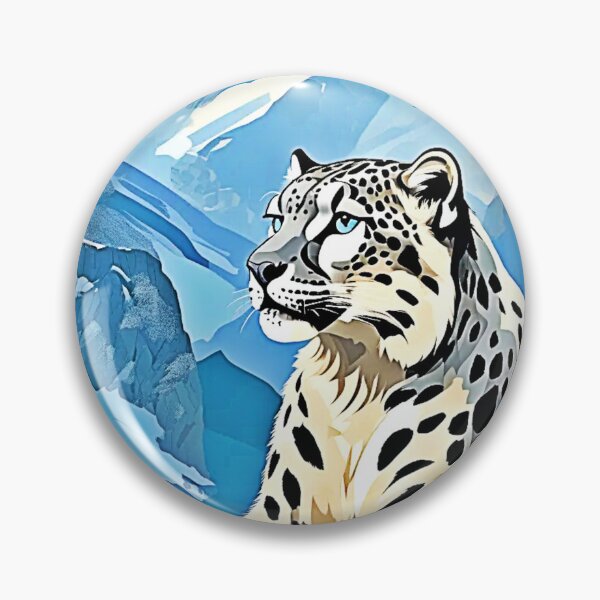 Item preview, Wild Snow Leopard Design designed and sold by Health And Fitness Posts e-Store.