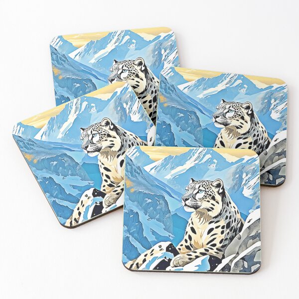 Item preview, Wild Snow Leopard Design designed and sold by Health And Fitness Posts e-Store.