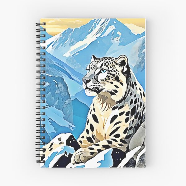 Item preview, Wild Snow Leopard Design designed and sold by Health And Fitness Posts e-Store.