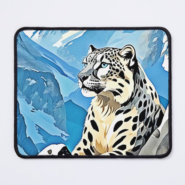Item preview, Wild Snow Leopard Design designed and sold by Health And Fitness Posts e-Store.