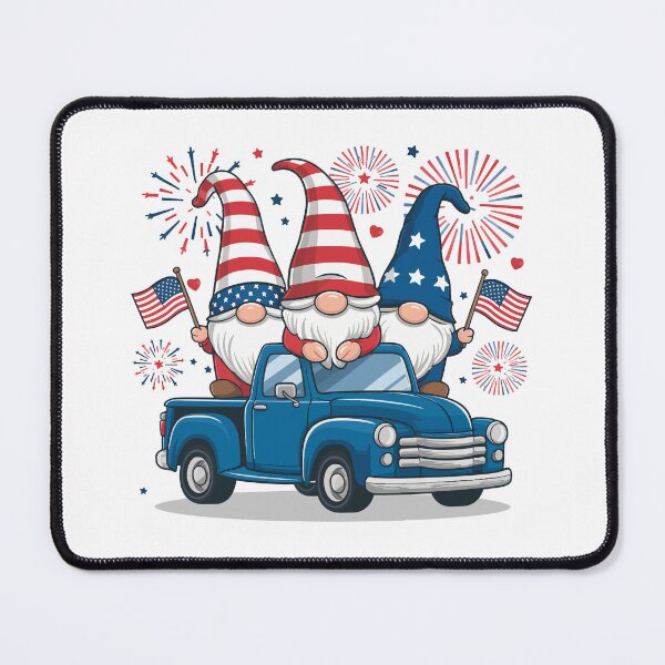 Item preview, Three gnomes 4th of july  designed and sold by jkrphoto.