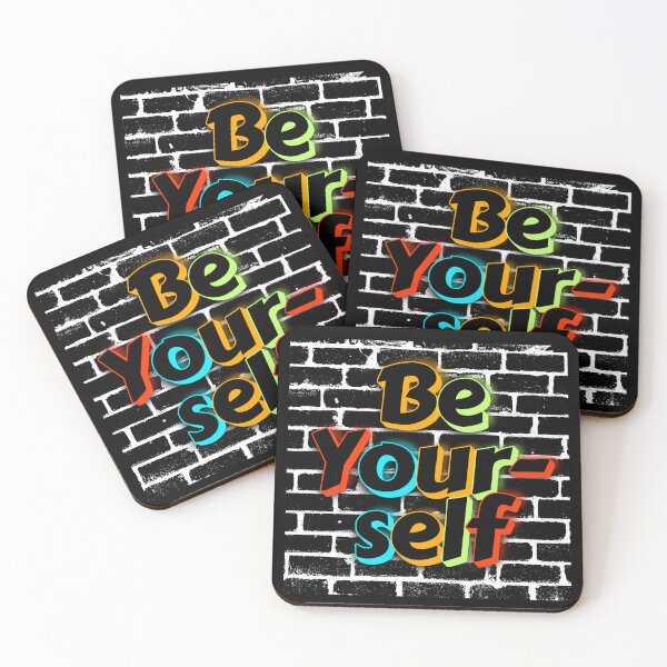 Item preview, Be Yourself Graffiti Style Bold Motivational Quote designed and sold by Karim-Karem.