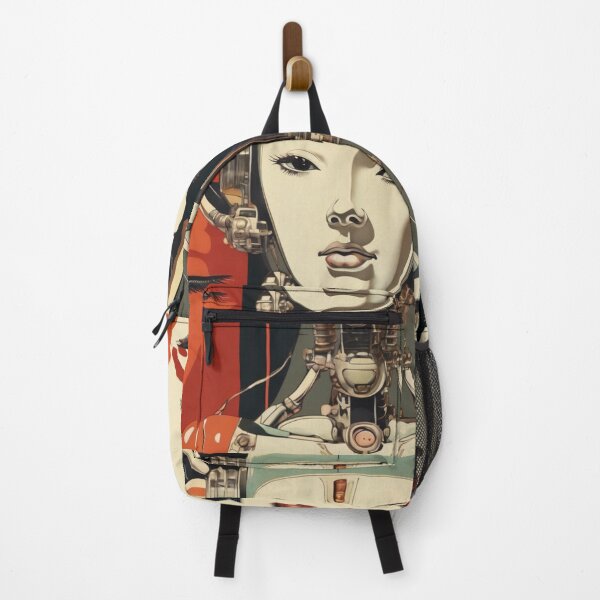 Item preview, Robot Love Retro Mid-century Imitation Japanese Erotic Art | #213 designed and sold by NickWhittleArt.