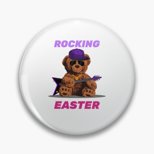 Item preview, HAPPY EASTER ROCK AND ROLL PURPLE GUITAR  designed and sold by Shelbineshop.