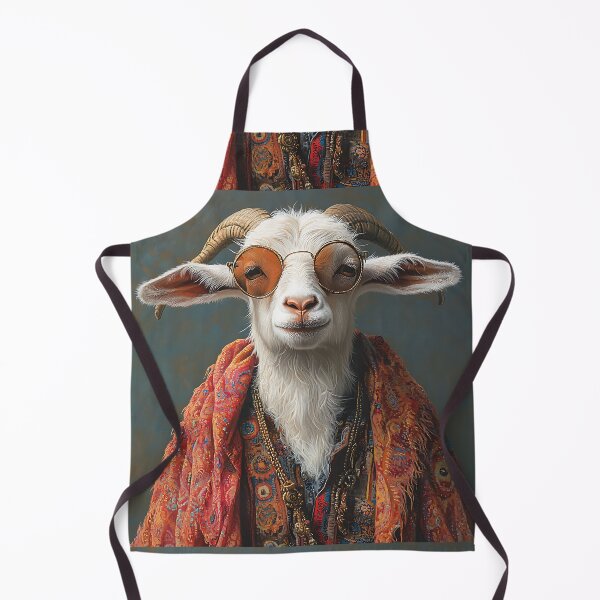 Artikelvorschau, Coole Hippie-Mode Ziege - Tierkunst entworfen und verkauft von Chrisjeffries24.