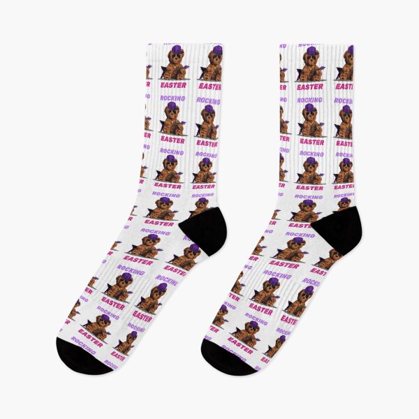 Item preview, HAPPY EASTER ROCK AND ROLL PURPLE GUITAR  designed and sold by Shelbineshop.