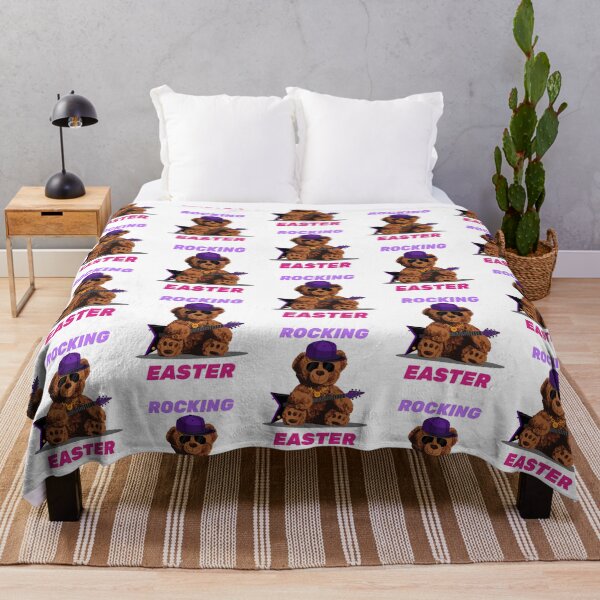 Item preview, HAPPY EASTER ROCK AND ROLL PURPLE GUITAR designed and sold by Shelbineshop.