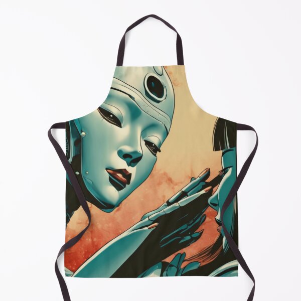 Item preview, Robot Love Retro Mid-century Imitation Japanese Erotic Art | #214 designed and sold by NickWhittleArt.