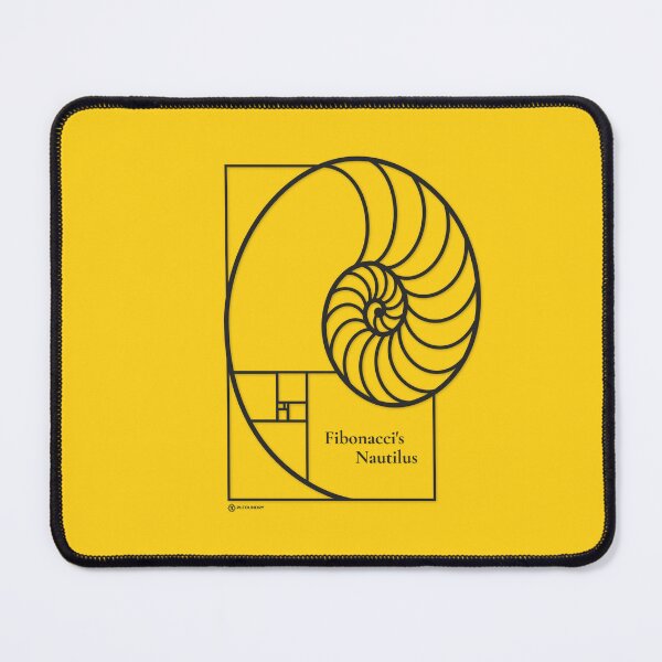 Item preview, Fibonacci’s Nautilus – Golden Ratio Spiral Design (Light Colors) designed and sold by Pi Foundry.