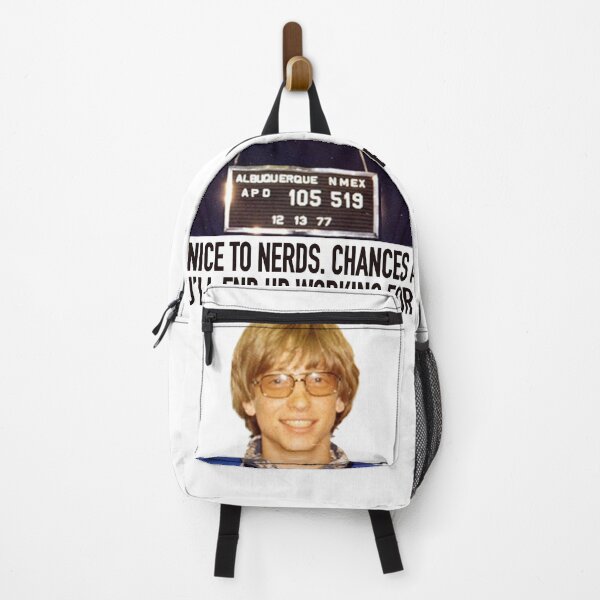 Item preview, BILL GATES mugshot with quote designed and sold by AltPunkDesigns.