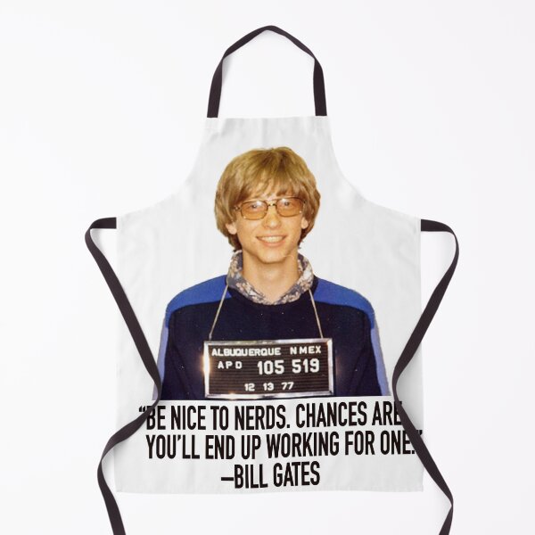 Item preview, BILL GATES mugshot with quote designed and sold by AltPunkDesigns.