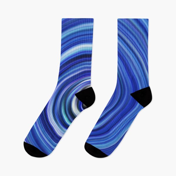 Item preview, Hypnotic Blue Swirl - Abstract Circular Design designed and sold by Patternair.