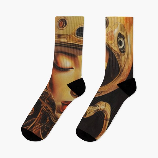 Item preview, Robot Shunga Hybrid Imitation Japanese Erotic Surrealism | #216 designed and sold by NickWhittleArt.