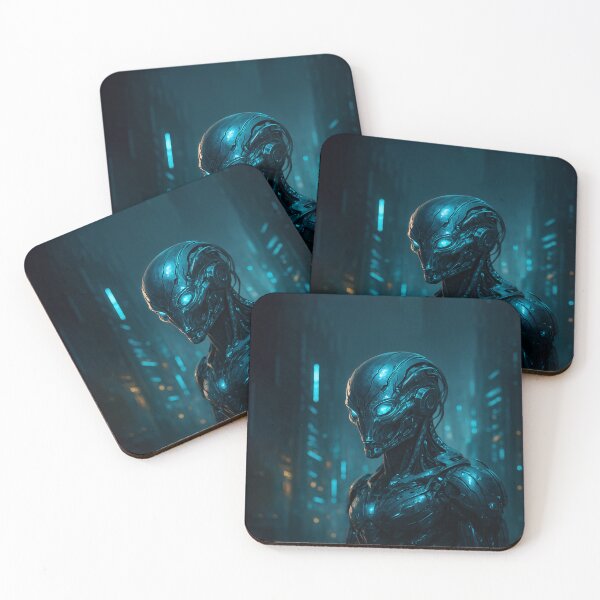Item preview, Futuristic Tech Alien Lifeform – Realistic Sci-Fi Creature Design designed and sold by PrometheusStyle.