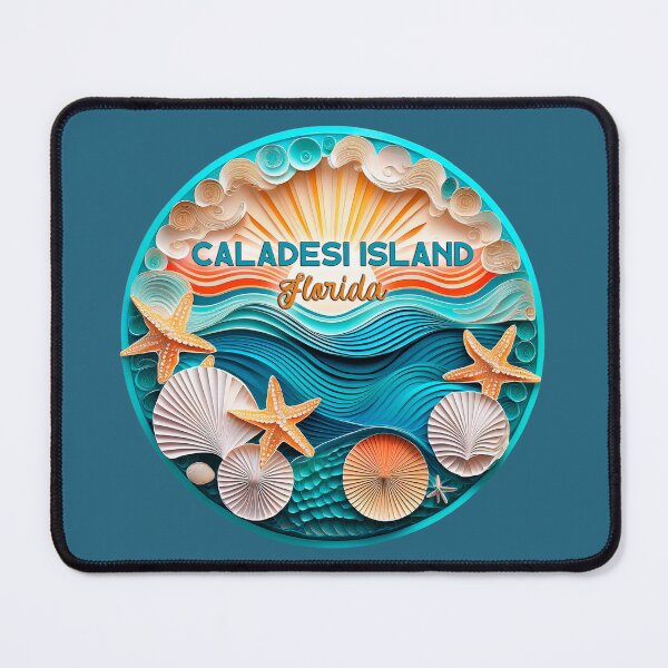 Item preview, Caladesi Island Florida Retro Vintage Sunset Artwork designed and sold by Mandeville Photography.