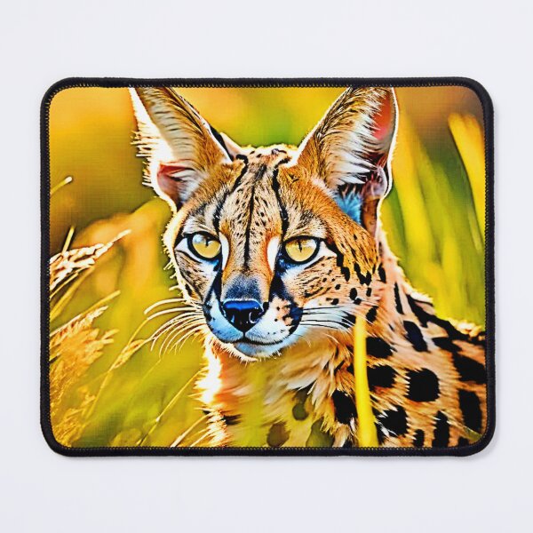 Item preview, African Savannah Serval Wildcat Look Design designed and sold by Health And Fitness Posts e-Store.