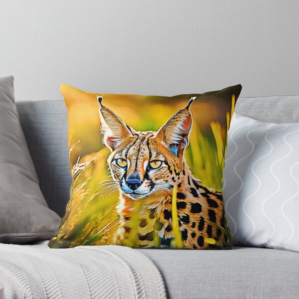 Item preview, African Savannah Serval Wildcat Look Design designed and sold by Health And Fitness Posts e-Store.