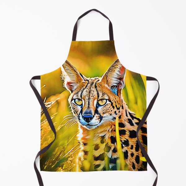 Item preview, African Savannah Serval Wildcat Look Design designed and sold by Health And Fitness Posts e-Store.