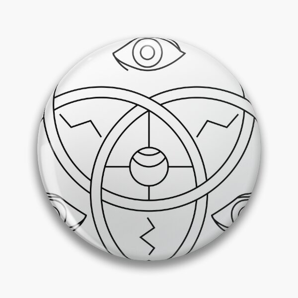 Item preview,  Interlocking circles with eyes and symbolic center designed and sold by estebansequeira.
