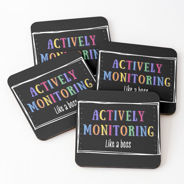 Item preview, Actively Monitoring Like A Boss designed and sold by AniArtPL.
