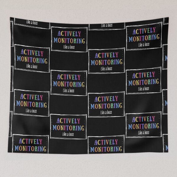 Item preview, Actively Monitoring Like A Boss designed and sold by AniArtPL.