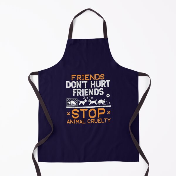 Item preview, Friends Don't Hurt Friends Stop Animal Cruelty designed and sold by jaygo.