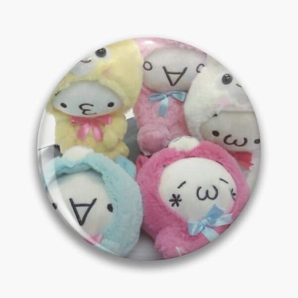 Item preview, Kaomoji Plushie pin designed and sold by MangoParfait.