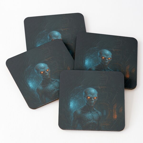 Item preview, Ancient Alien Awakens in Abandoned Spaceship – Realistic Sci-Fi Art designed and sold by PrometheusStyle.