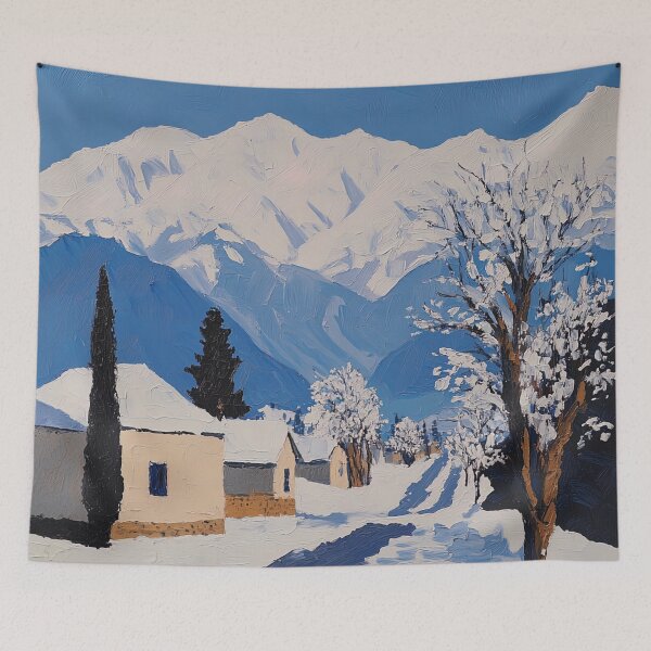 Item preview, Himachal Pradesh | Post-impressionist painting style designed and sold by ComicsFactory.