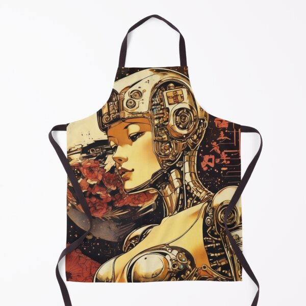 Item preview, Robot Shunga Retro Mid-century Imitation Japanese Erotica #218 designed and sold by NickWhittleArt.