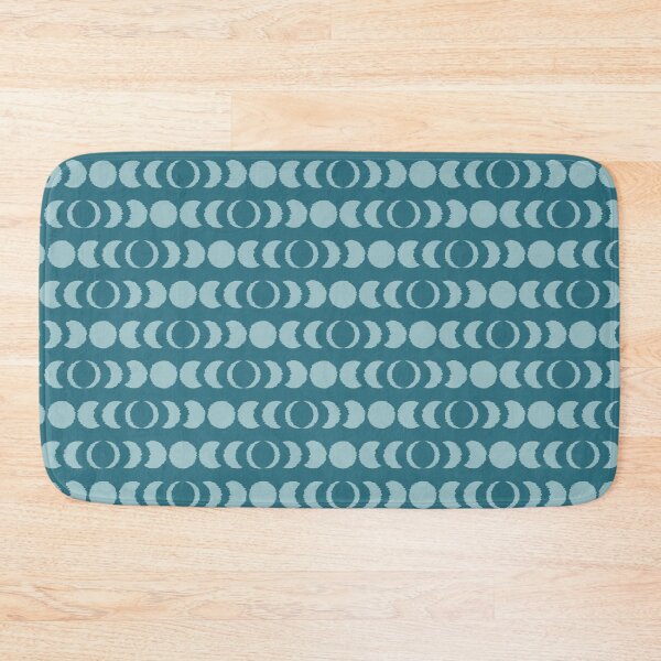 Item preview, Moon Phases Pattern in Blue designed and sold by Mountain Flower.