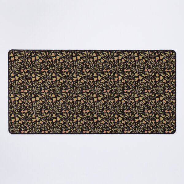 Item preview, Rose vines on a black background designed and sold by MarySchwindt.