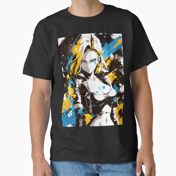 Item preview, Android 18 Pop Art designed and sold by Waifu Dreamland.