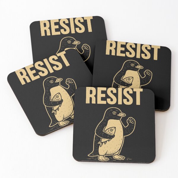Item preview, Resist Penguin designed and sold by varioarts.