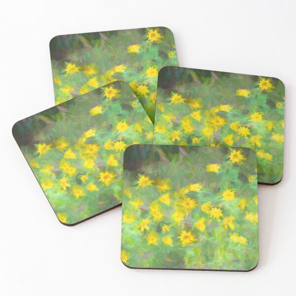 Item preview, Happy Sunflowers Helianthus Abstract X180 designed and sold by RichFrancoCars.
