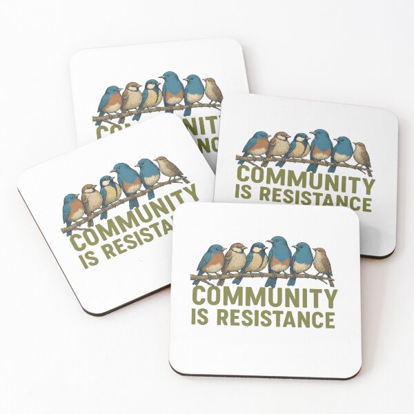 Item preview, Community Is Resistance Peaceful Protest Democracy  designed and sold by The Junto Shop.