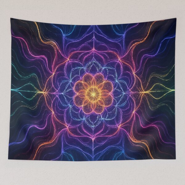 Item preview, Cymatic Bloom: The Sound of Color designed and sold by AbstractAnom.