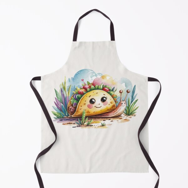 Item preview, Taco & Snail Adventures – Whimsical Watercolor Pattern designed and sold by Verycutethings.