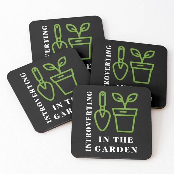 Item preview, Introverting in the garden gardening plant aesthetic for introverts designed and sold by bloomandbliss.