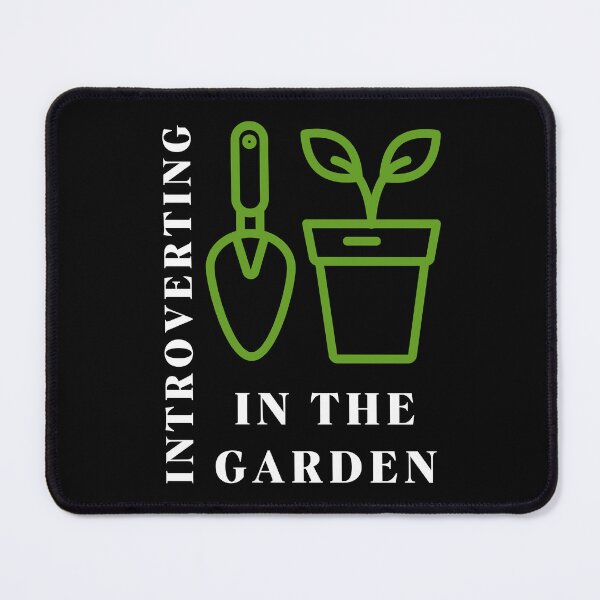 Item preview, Introverting in the garden gardening plant aesthetic for introverts designed and sold by bloomandbliss.