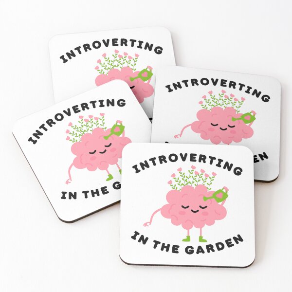 Item preview, Introverting in the garden gardening plant aesthetic for introverts designed and sold by bloomandbliss.