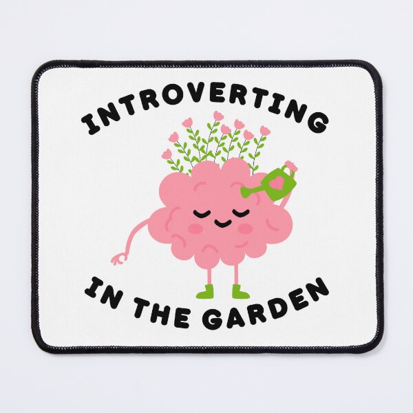 Item preview, Introverting in the garden gardening plant aesthetic for introverts designed and sold by bloomandbliss.