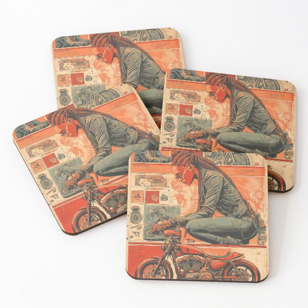 Item preview, Blueprints & Braids - Ride Your Design designed and sold by SteadyRolling.
