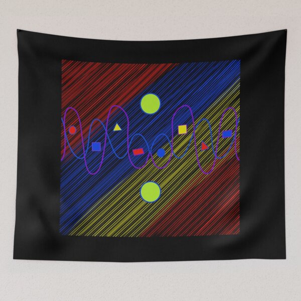 Item preview, Shapes and Colors on Diagonals designed and sold by Hairkrayzee.