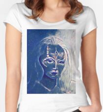 Starry, Starry, Seska Women's Fitted Scoop T-Shirt