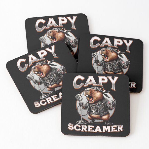 Item preview, Capy Metal Screamer designed and sold by GAZZA DESIGN.